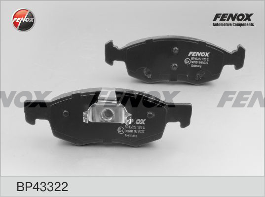 Колодки тормозные BP43322 FENOX BP43322