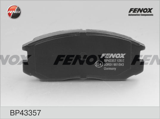 Колодки тормозные BP43357 FENOX BP43357
