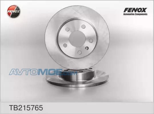 Диск тормозной TB215765 FENOX TB215765