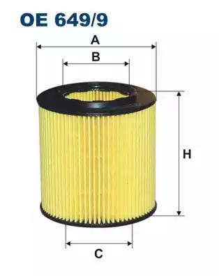 Фильтр масляный OE6499 FILTRON OE6499
