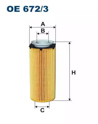 Фильтр масляный OE6723 FILTRON OE6723
