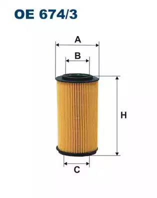 Фильтр масляный OE6743 FILTRON OE6743