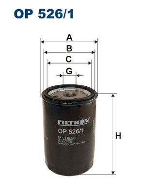 Фильтр масляный OP5261 FILTRON OP5261