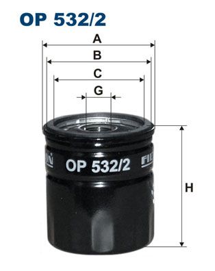 Фильтр масляный OP5322 FILTRON OP5322