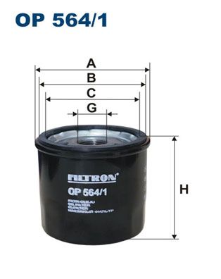 Фильтр масляный OP5641 FILTRON OP5641