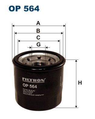 Фильтр масляный OP564 FILTRON OP564