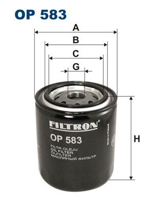 Фильтр масляный OP583 FILTRON OP583