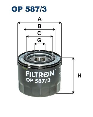 Фильтр масляный OP5873 FILTRON OP5873