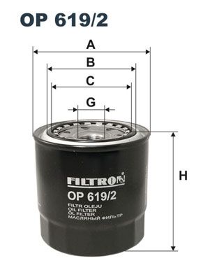Фильтр масляный OP6192 FILTRON OP6192
