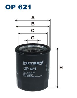 Фильтр масляный OP621 FILTRON OP621