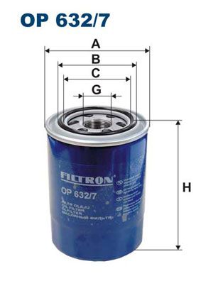 Фильтр масляный OP6327 FILTRON OP6327