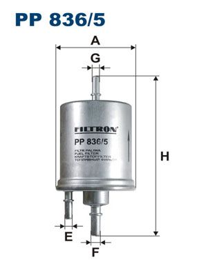 Фильтр топливный PP8365 FILTRON PP8365