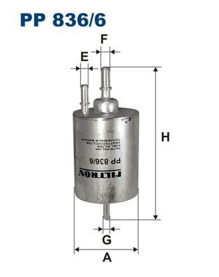 Фильтр топливный PP8366 FILTRON PP8366