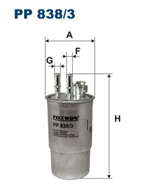 Фильтр топливный PP8383 FILTRON PP8383
