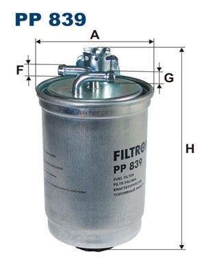 Фильтр топливный PP839 FILTRON PP839