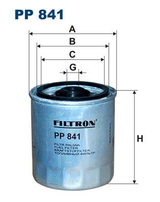 Фильтр топливный PP841 FILTRON PP841