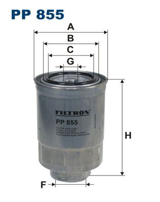 Фильтр топливный PP855 FILTRON PP855