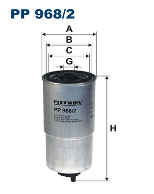 Фильтр топливный PP9682 FILTRON PP9682