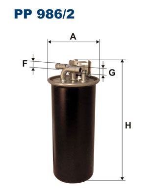 Фильтр топливный PP9862 FILTRON PP9862