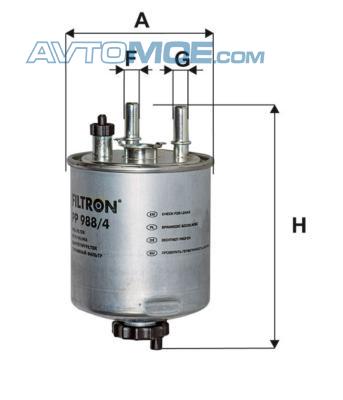 Фильтр топливный PP9884 FILTRON PP9884