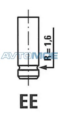 Клапан выпускной R4538RNT FRECCIA R4538RNT