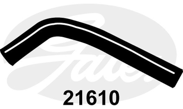 Патрубок радиатора 21610 GATES 21610