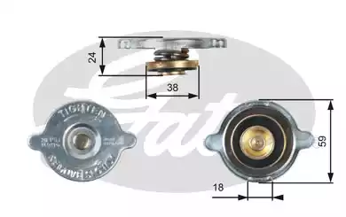 Крышка RC125 GATES RC125