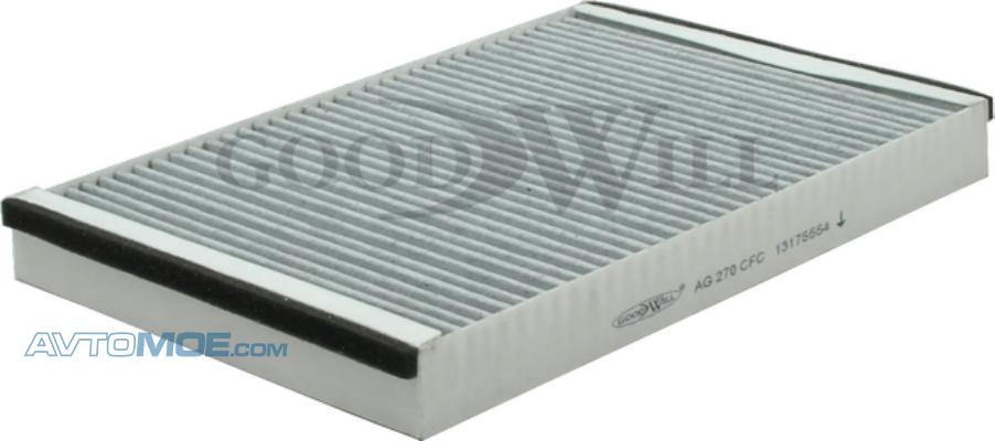 Фильтр салона угольный AG270CFC GOODWILL AG270CFC