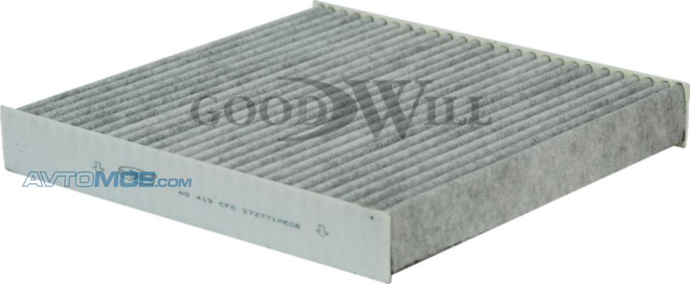Фильтр салона угольный AG419CFC GOODWILL AG419CFC