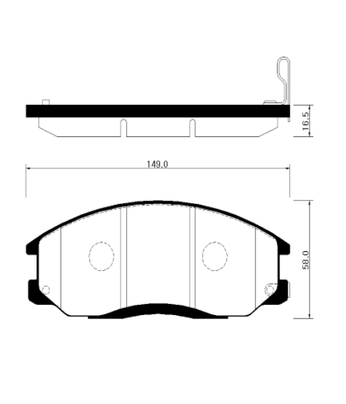 Колодки тормозные HP0024 HSB HP0024
