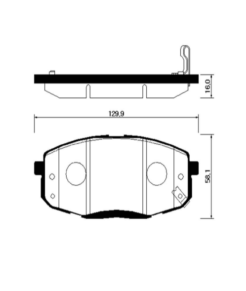 Колодки тормозные HP0040 HSB HP0040