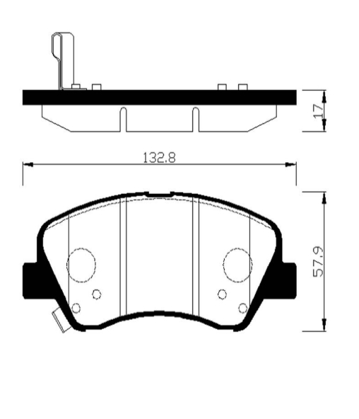Колодки тормозные HP0047 HSB HP0047