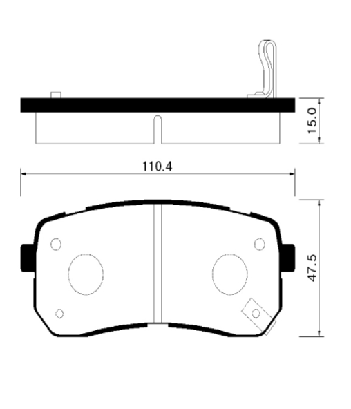 Колодки тормозные HP1037 HSB HP1037