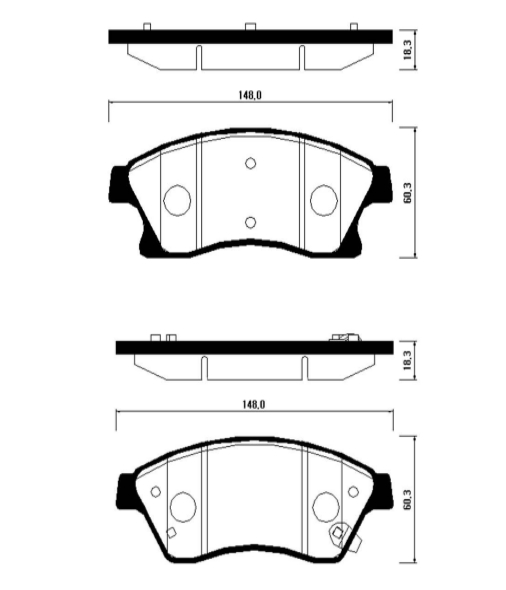 Колодки тормозные HP2021 HSB HP2021