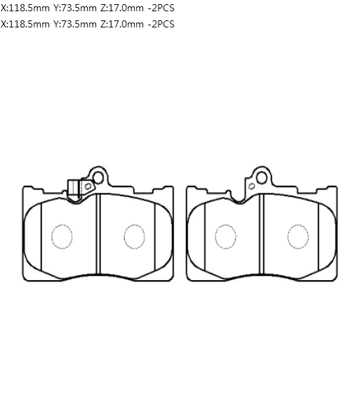 Колодки тормозные HP5175 HSB HP5175