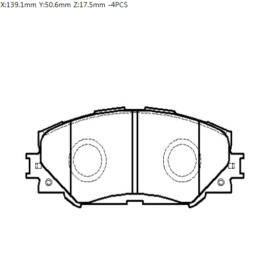 Колодки тормозные HP5176 HSB HP5176