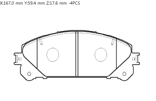 Колодки тормозные HP5264 HSB HP5264