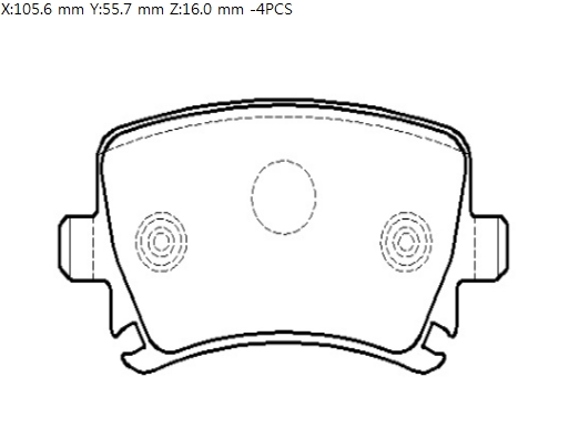 Колодки тормозные HP8007 HSB HP8007