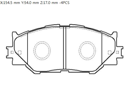 Колодки тормозные HP8221 HSB HP8221