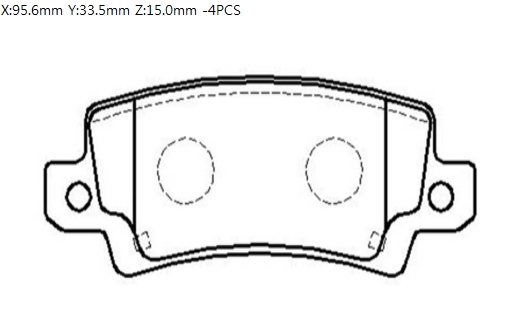 Колодки тормозные HP8475 HSB HP8475