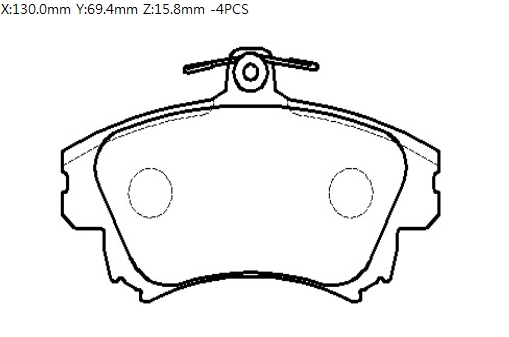 Колодки тормозные HP9291 HSB HP9291