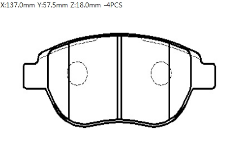 Колодки тормозные HP9602 HSB HP9602