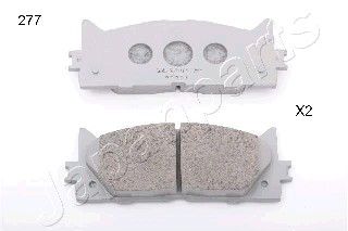 Колодки тормозные PA277AF JAPANPARTS PA277AF