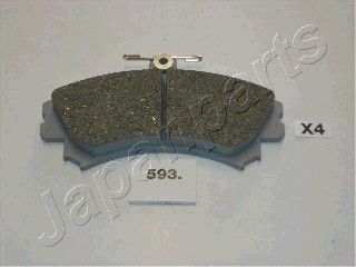 Колодки тормозные PA593AF JAPANPARTS PA593AF