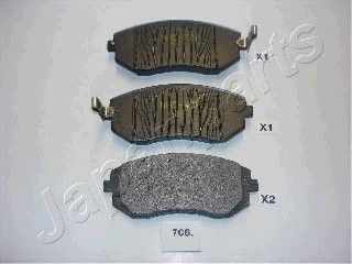 Колодки тормозные PA706AF JAPANPARTS PA706AF