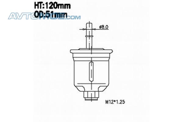 Фильтр топливный FS3211 JS ASAKASHI FS3211