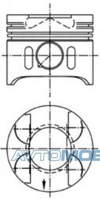 Поршень 41014620 KOLBENSCHMIDT 41014620