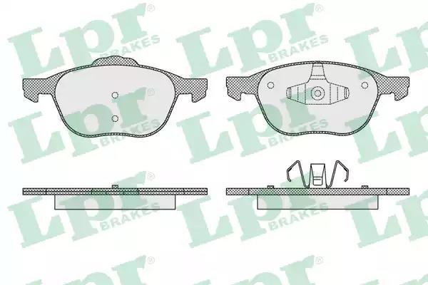 Колодки тормозные 05P1627 LPR 05P1627