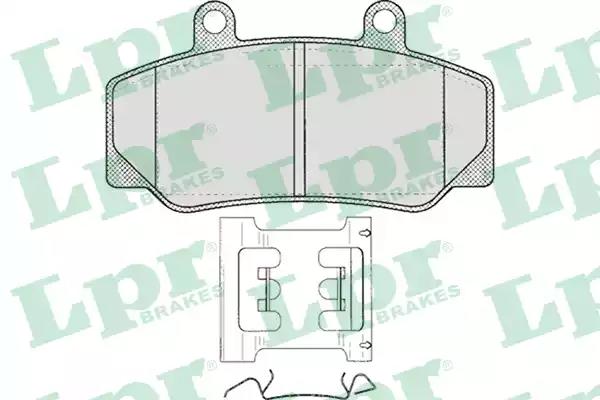 Колодки тормозные 05P318 LPR 05P318