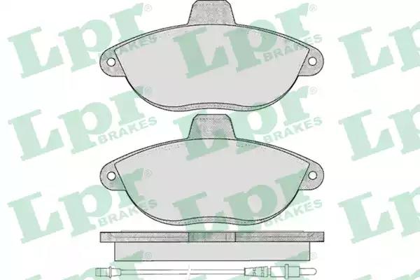 Колодки тормозные 05P346 LPR 05P346